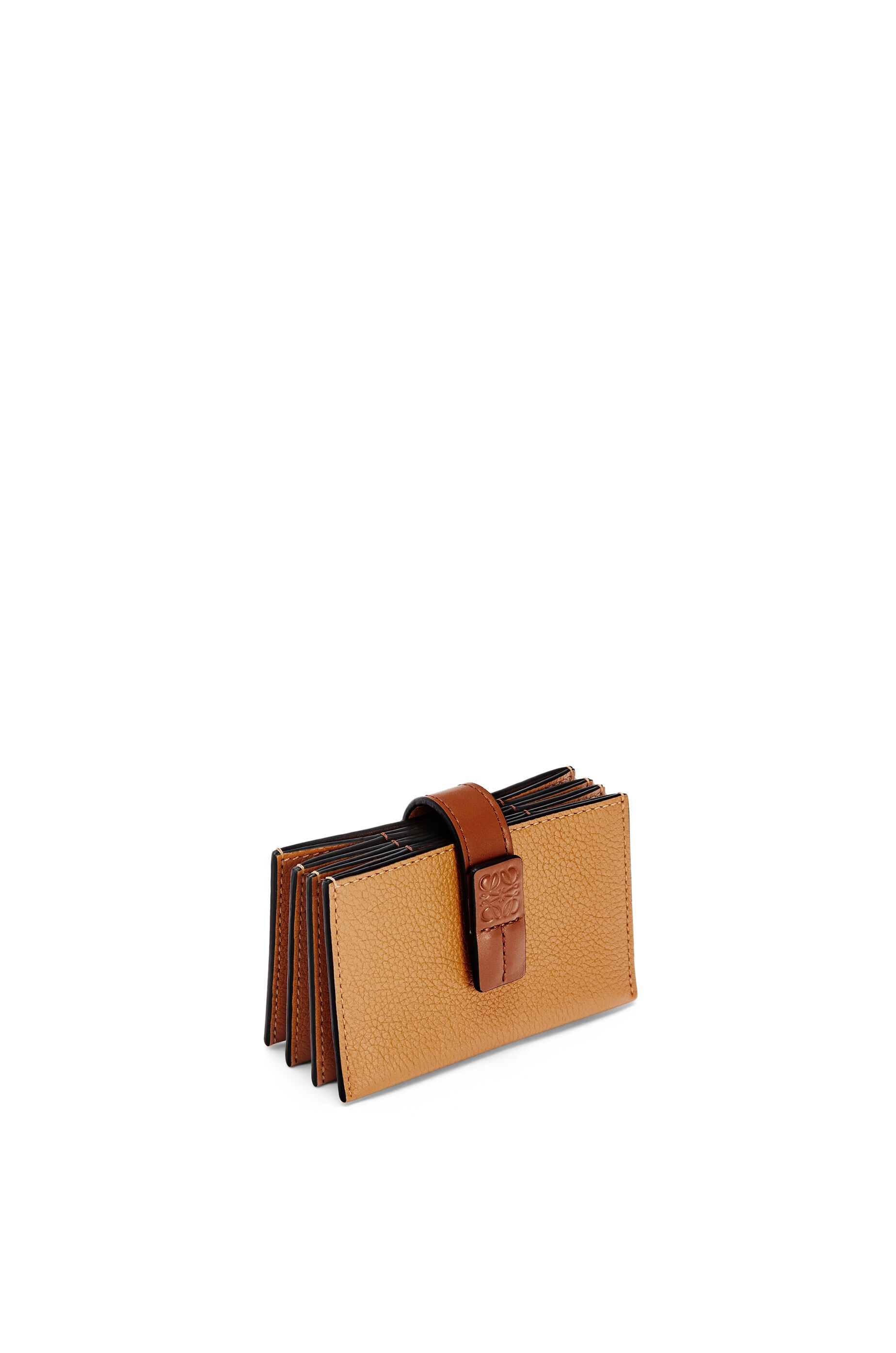 Accordeon cardholder in soft grained calfskin - 3