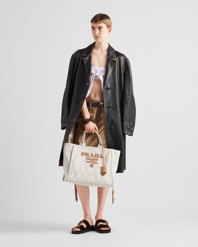 Prada Leather coat outlook