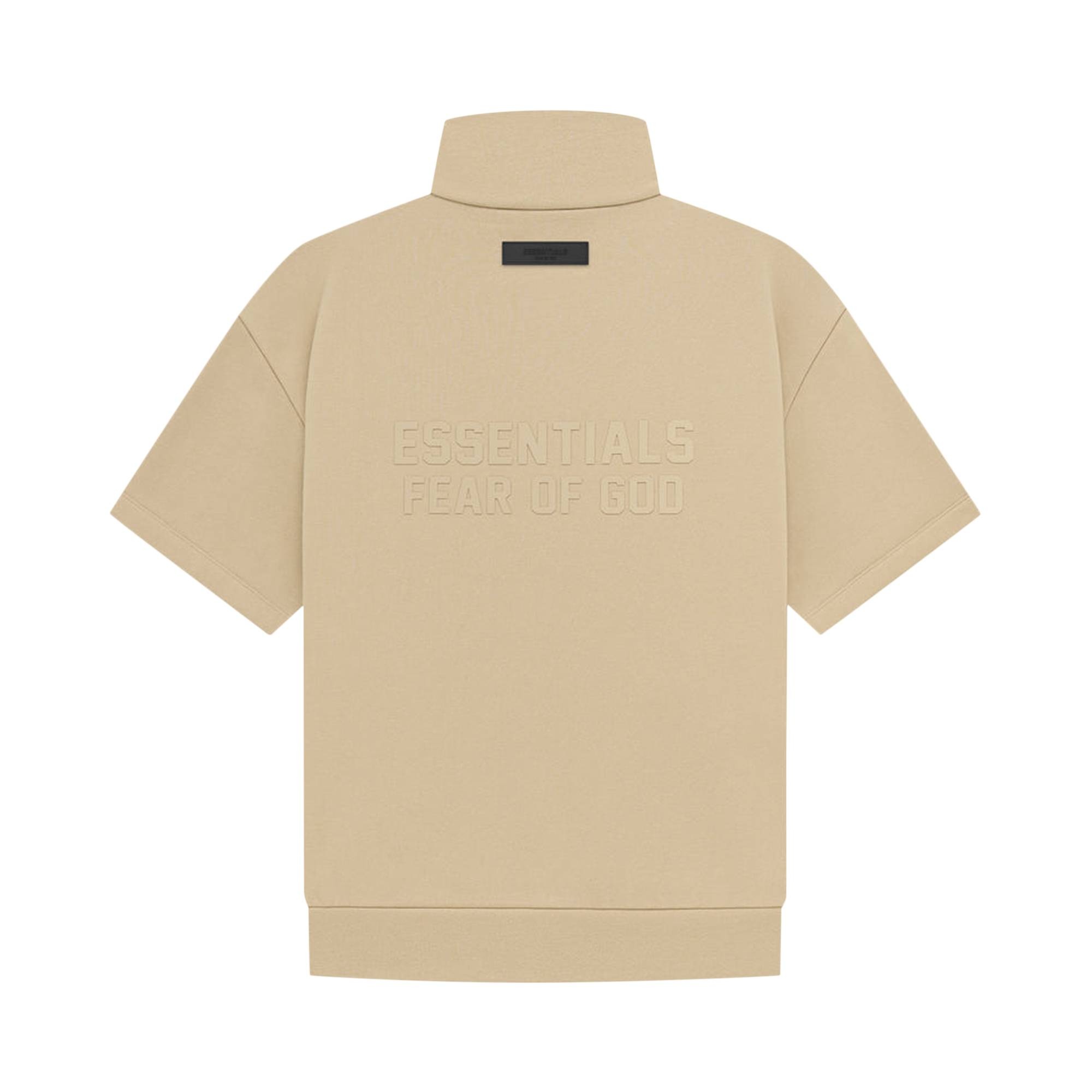 Fear of God Essentials Half Zip 3/4 Sleeve Shirt 'Sand' - 2