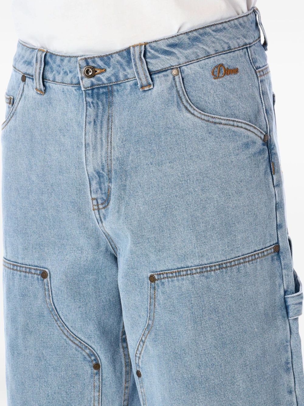 Carpenter denim shorts - 3