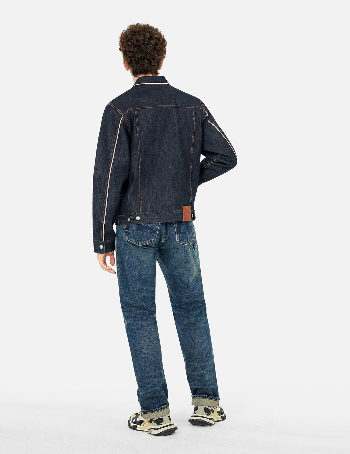 Classic Regular Fit Raw Denim Jacket - 4