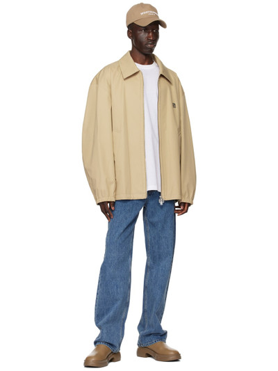 Wooyoungmi Beige Pleated Jacket outlook