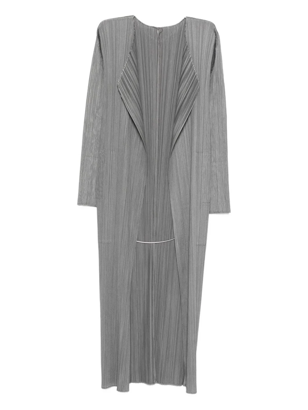 Pleats Please Issey Miyake Women Pleated Long Cardigan - 1