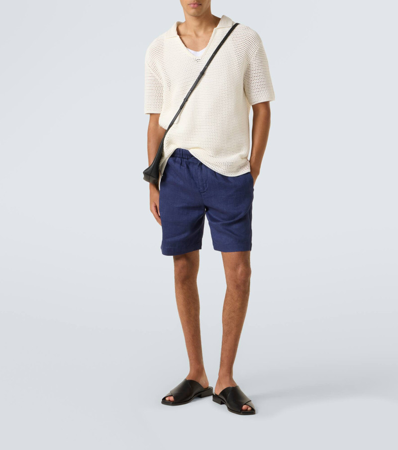 FRESCOBOL CARIOCA Felipe linen and cotton shorts outlook
