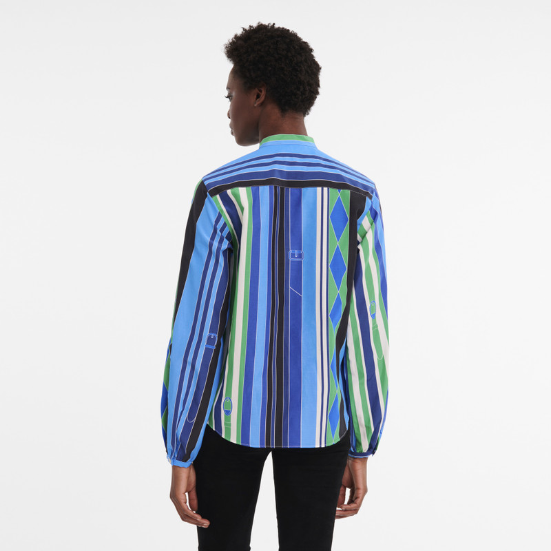 Blouse Cobalt - Printed 3