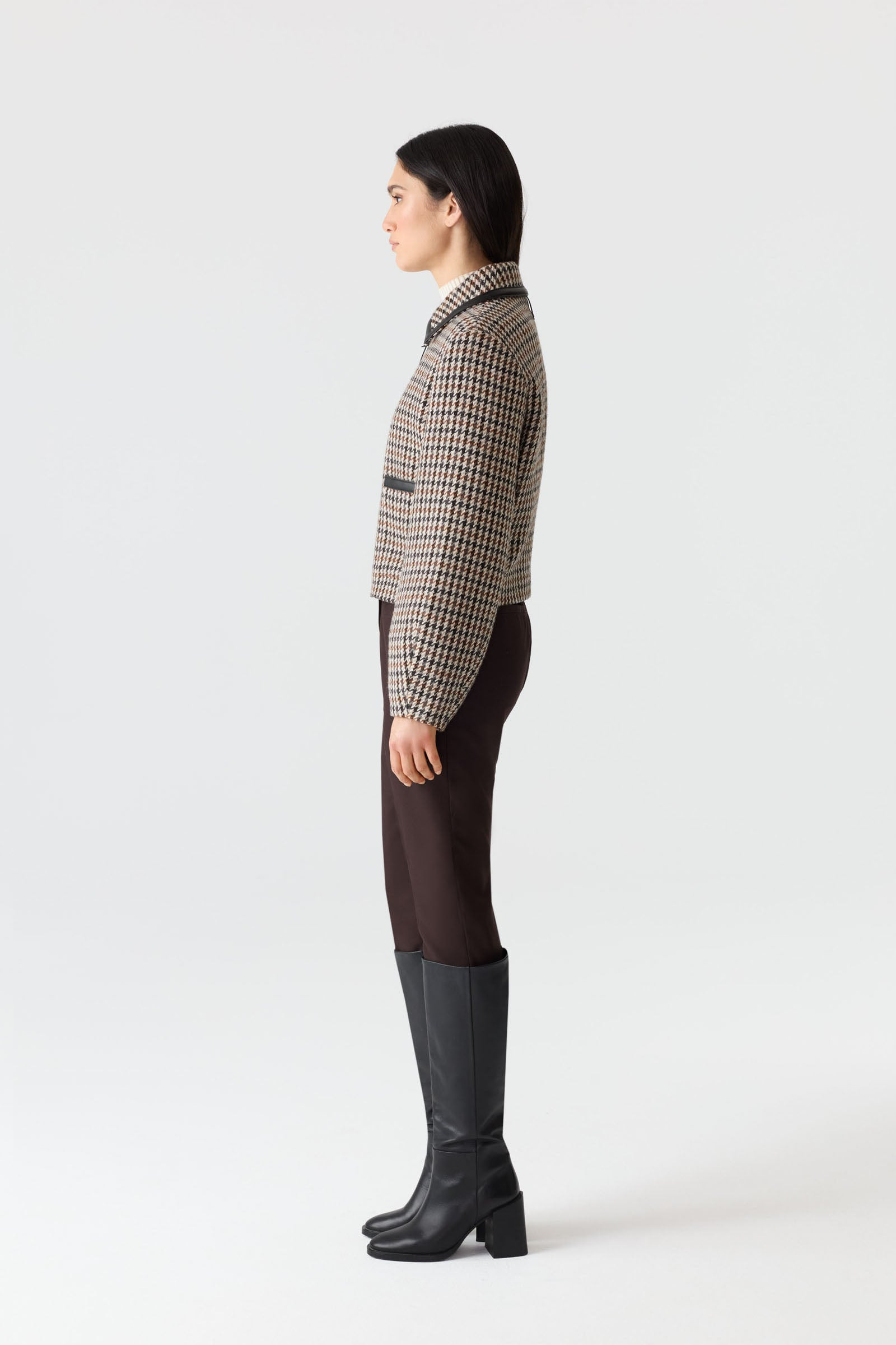 SOLANA-HT Heritage Plaid Short Jacket - 3