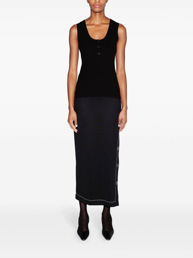 ROSETTA GETTY Henley tank top outlook