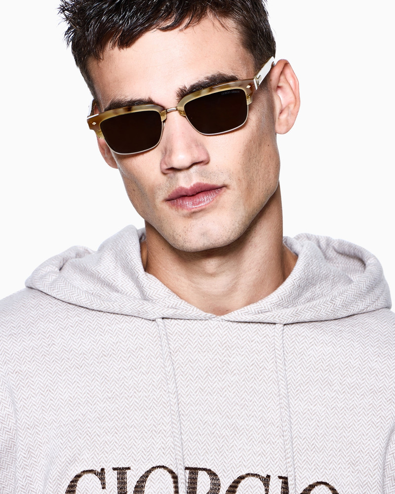 GIORGIO ARMANI RECTANGULAR SUNGLASSES outlook