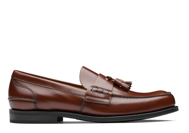 Tiverton r
Bookbinder Fumè Tassel Loafer Tabac 1