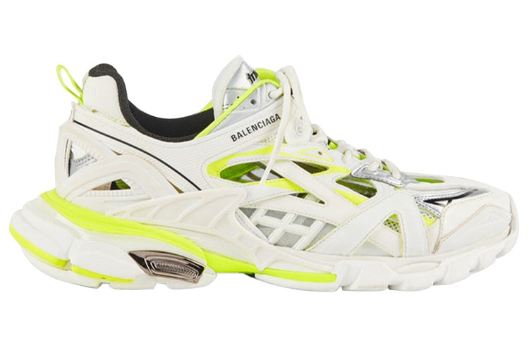 Balenciaga Track.2 Trainer 'White Fluo Yellow' 568614W2GN39073 - 2