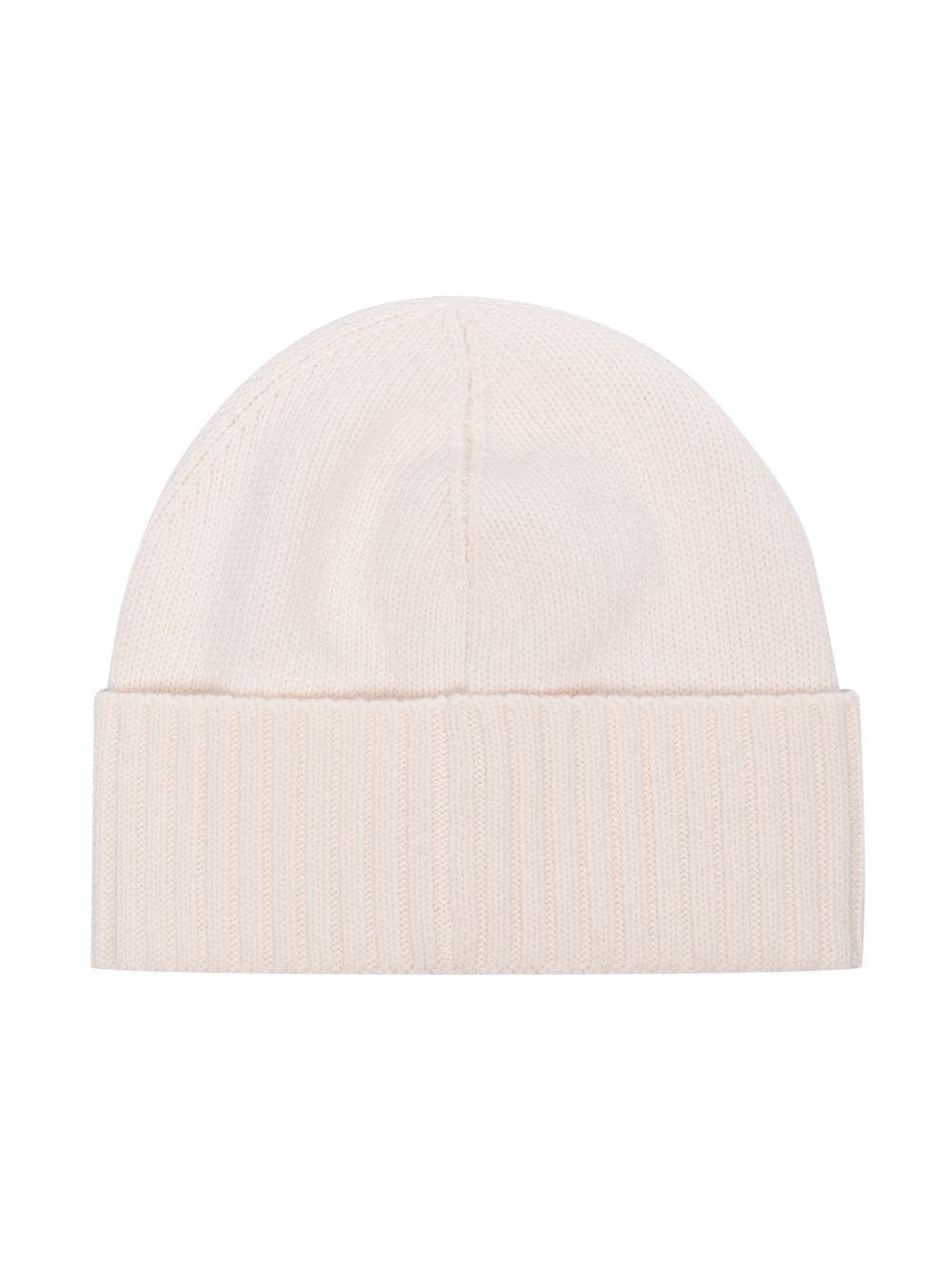 logo patch beanie hat - 3