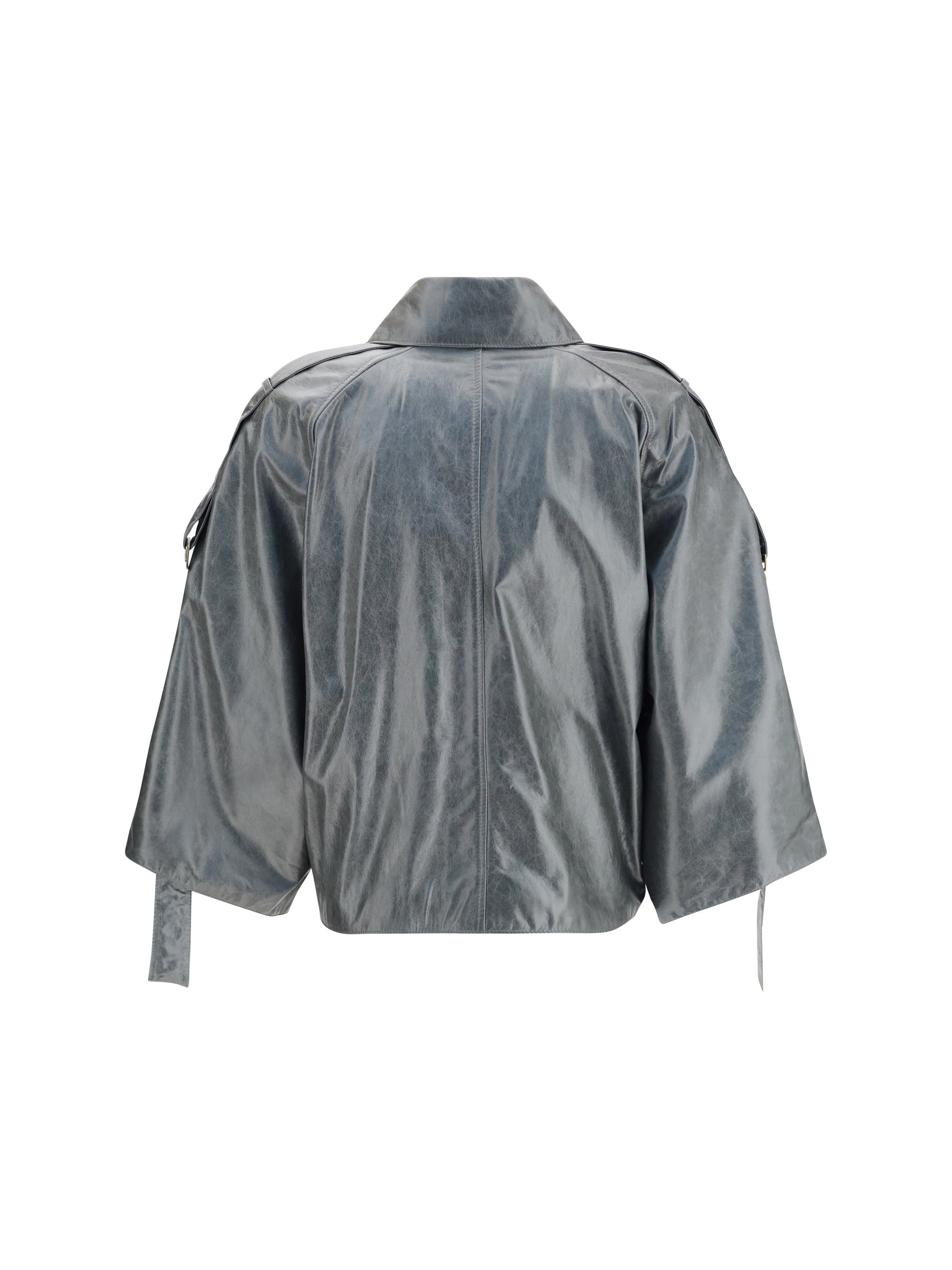 Max Mara Women Tenace Leather Jacket - 2