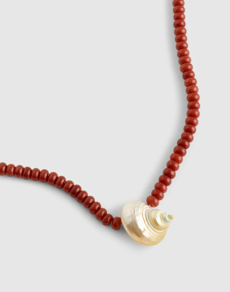 Shell Beaded Choker Necklace 1