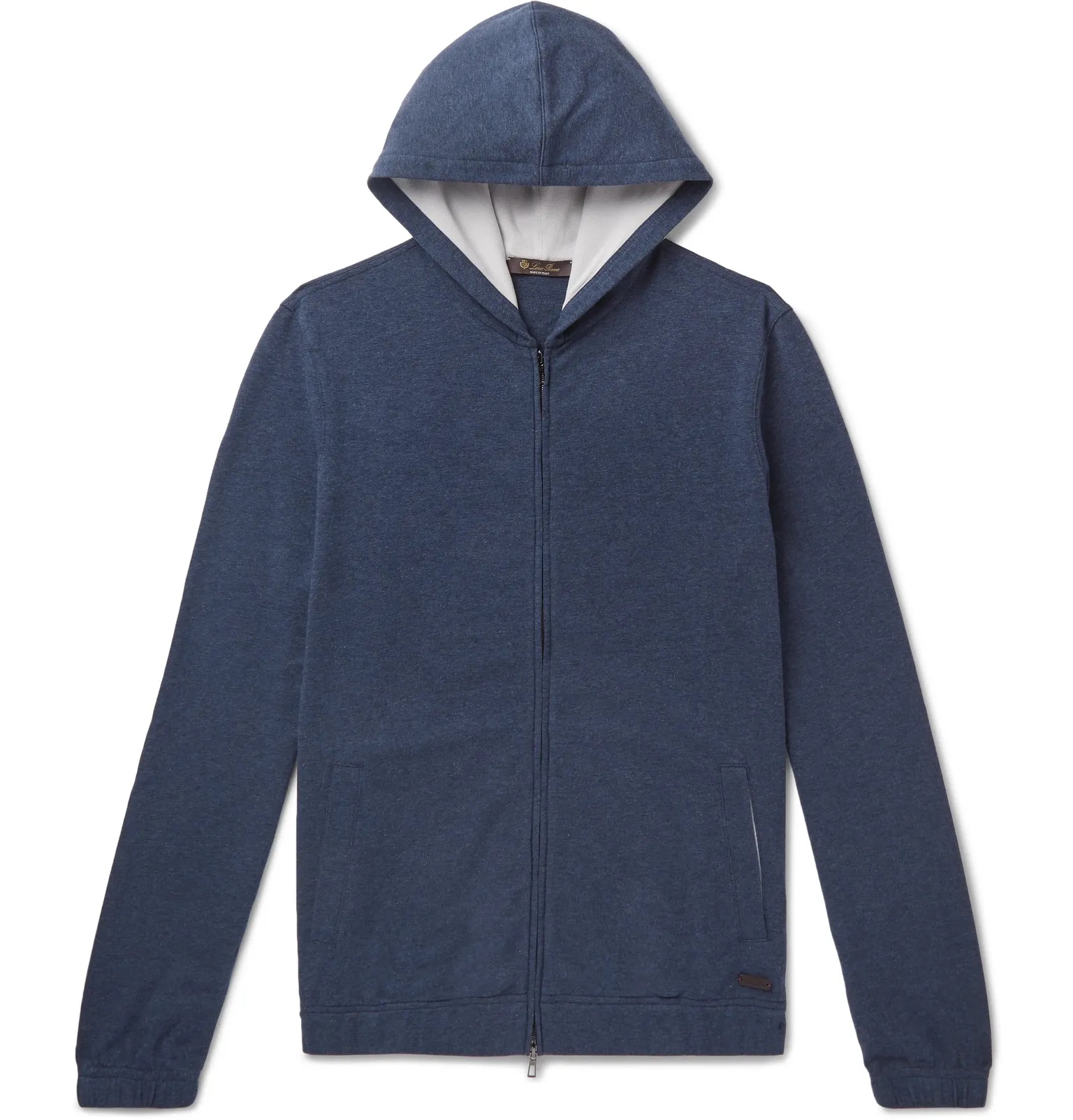 Loopback Stretch-Cotton Jersey Zip-Up Hoodie - 7