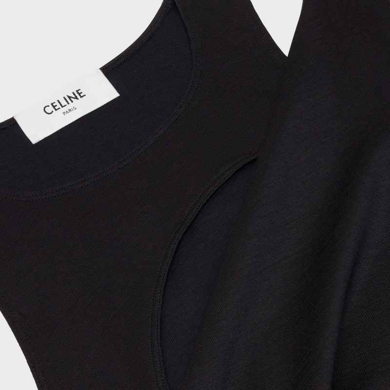 Lolita asymmetric dress in wool jersey 3