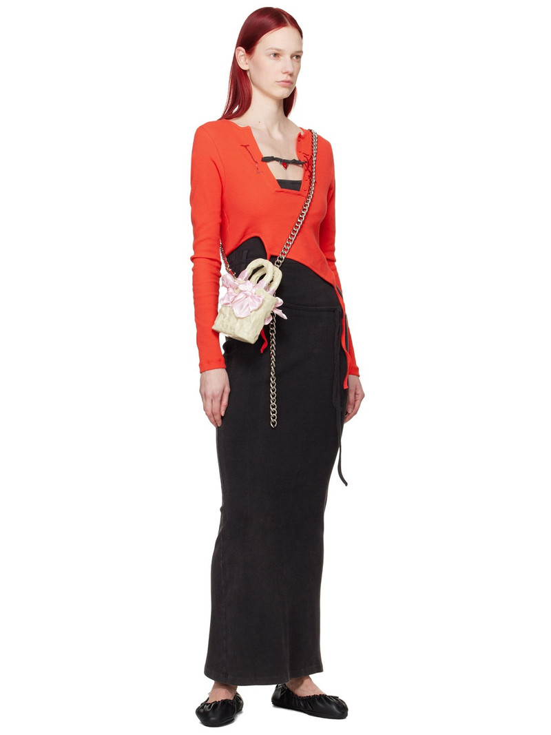 SSENSE Exclusive Off-White Signature Ceramic Bag 4