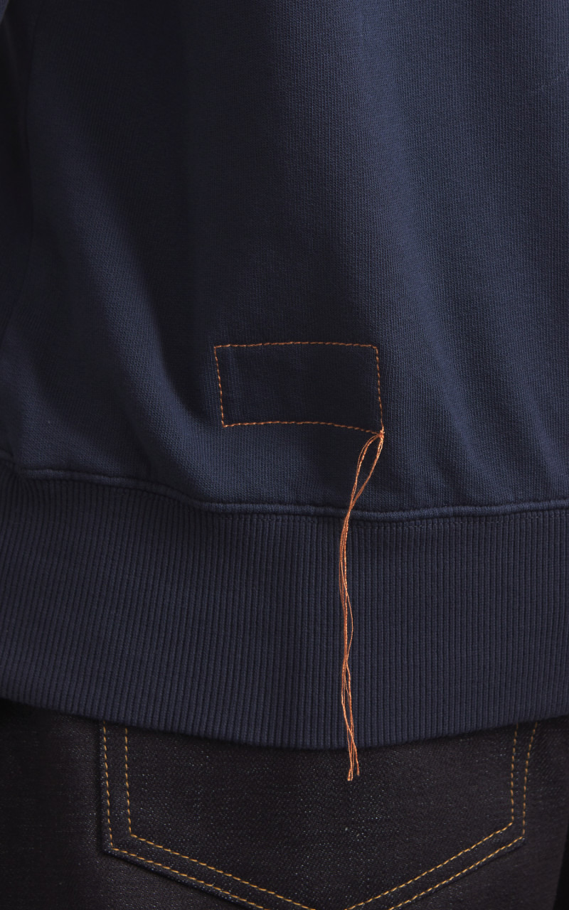 HOODED SWEATSHIRT INDIGO - 7
