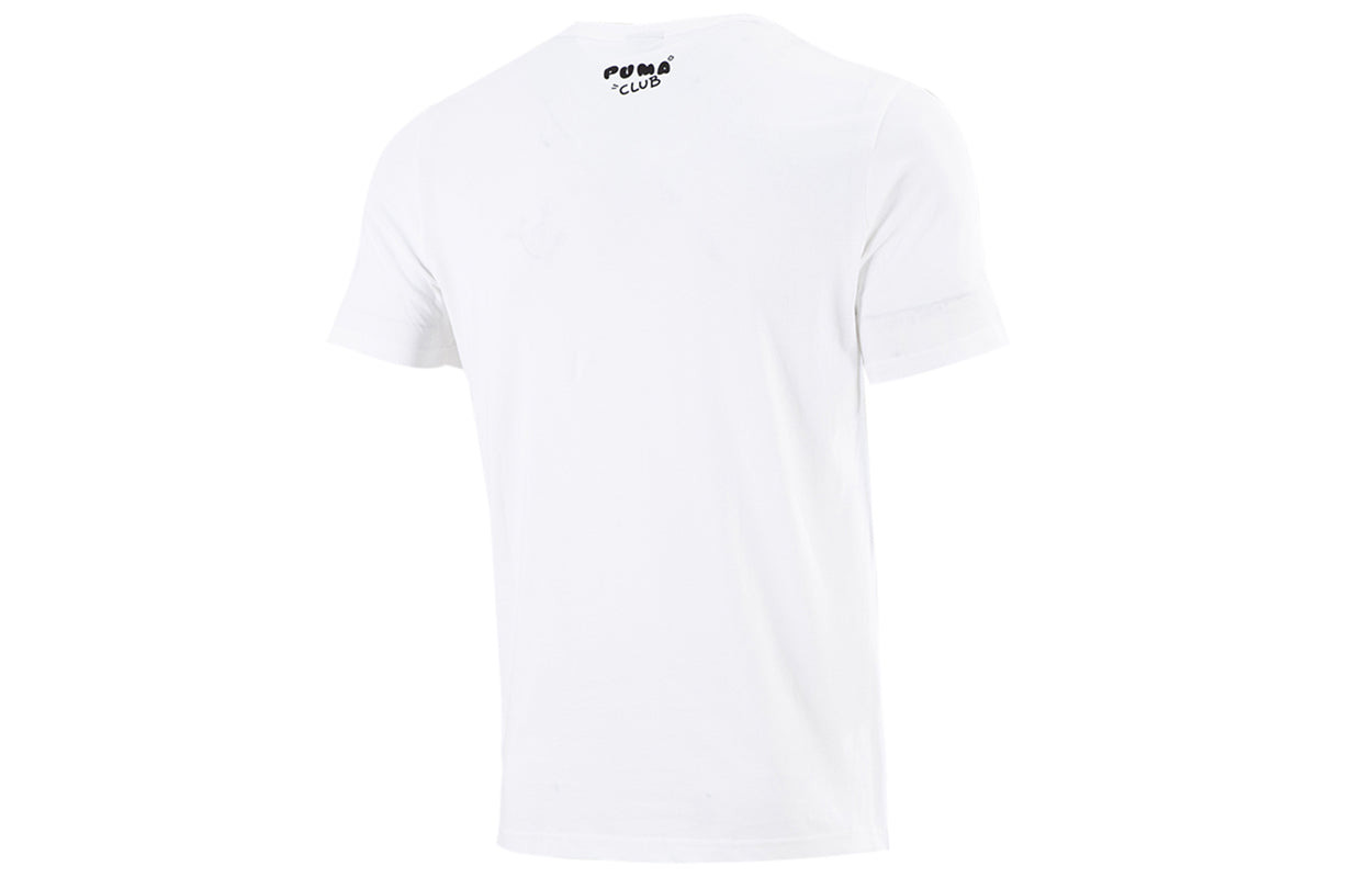 PUMA Club Graphic T-Shirt 'White' 533197-02 - 2