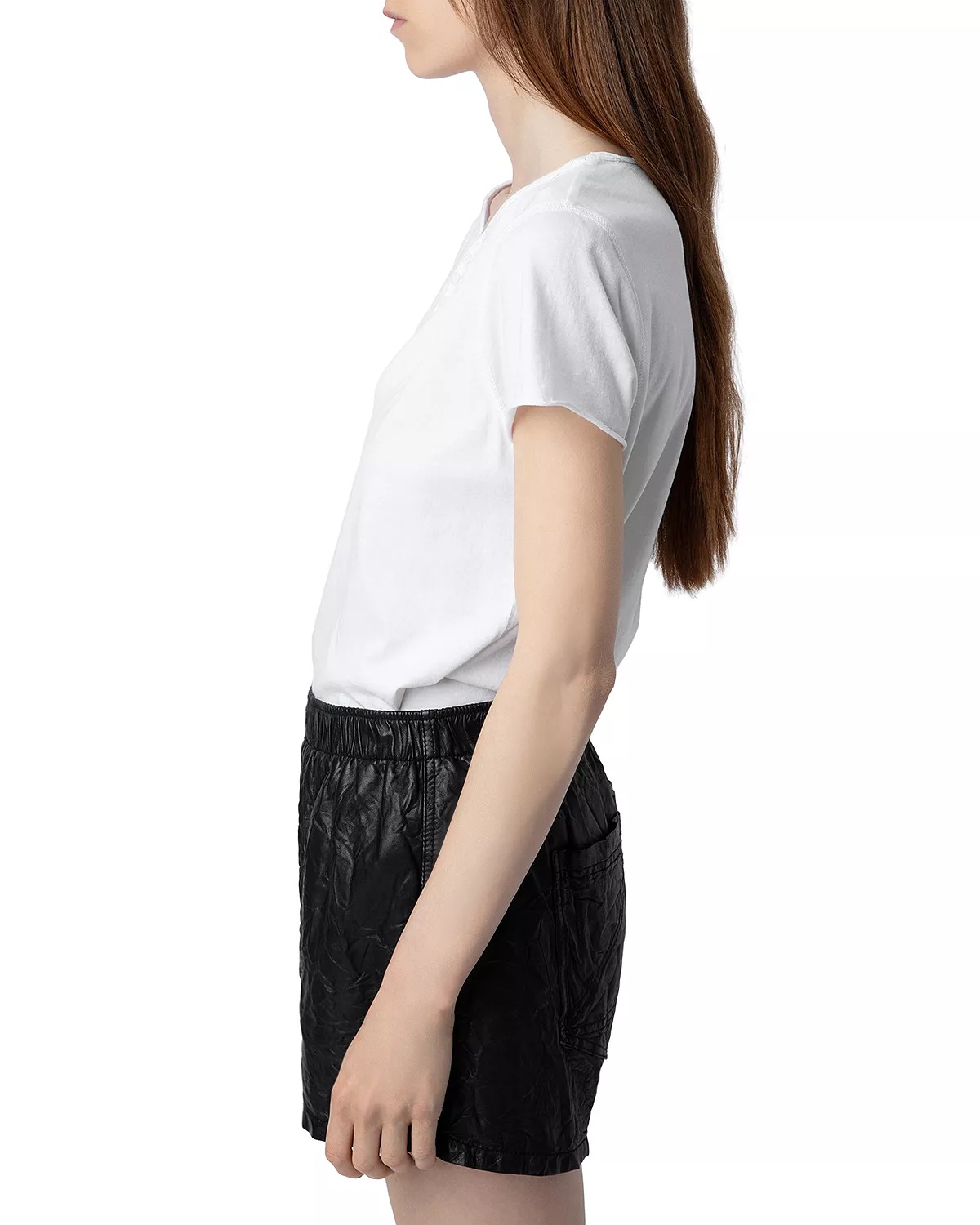 Diamanté Henley Tee - 4