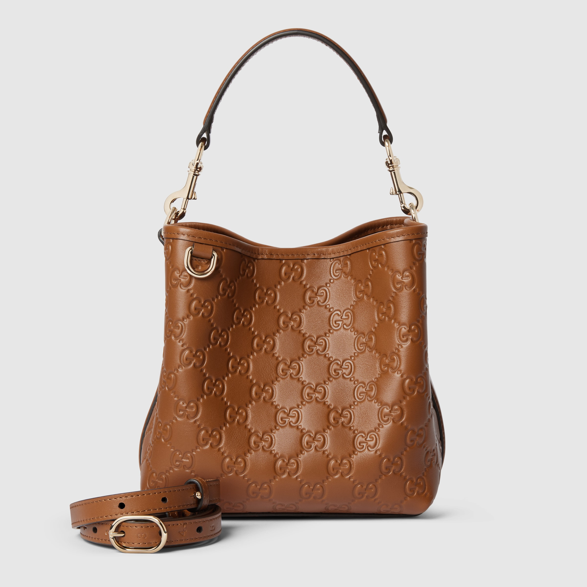 GG Emblem small bucket bag - 1
