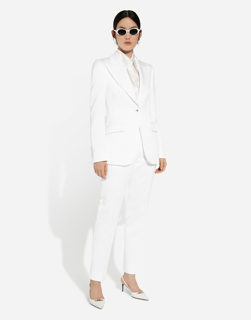 Dolce & Gabbana Single-breasted brocade Turlington blazer outlook