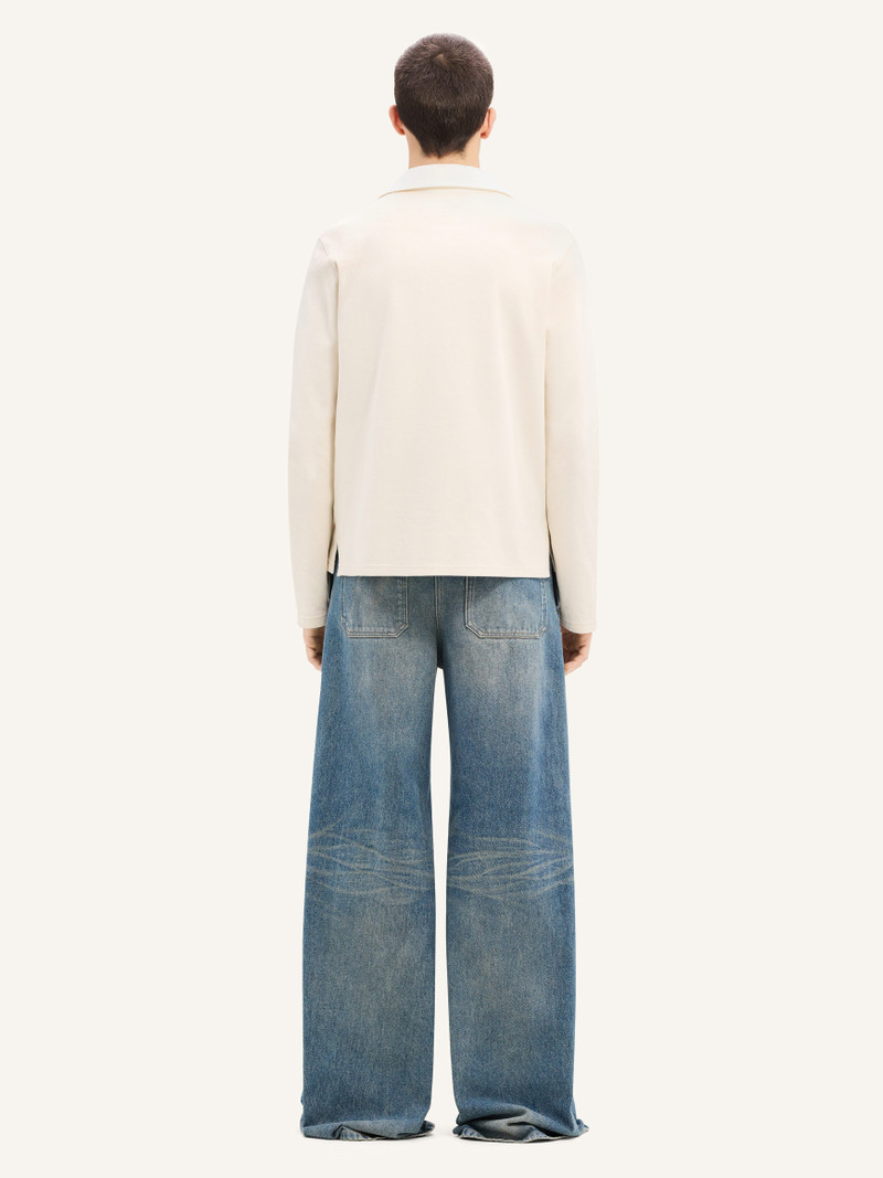 ONE POCKET DENIM BAGGY PANTS 4