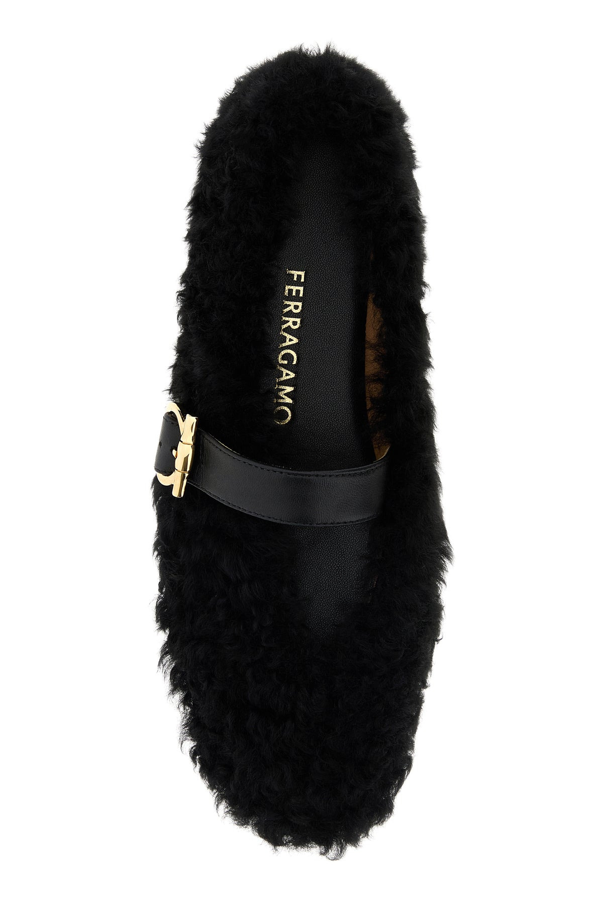 Black fur Nena ballerinas - 4