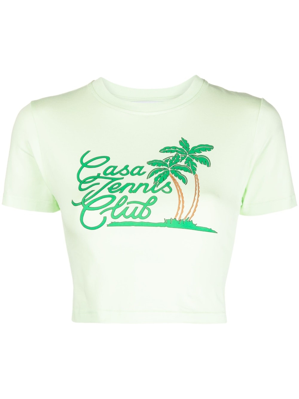 Casa Tennis Club cropped T-shirt - 1