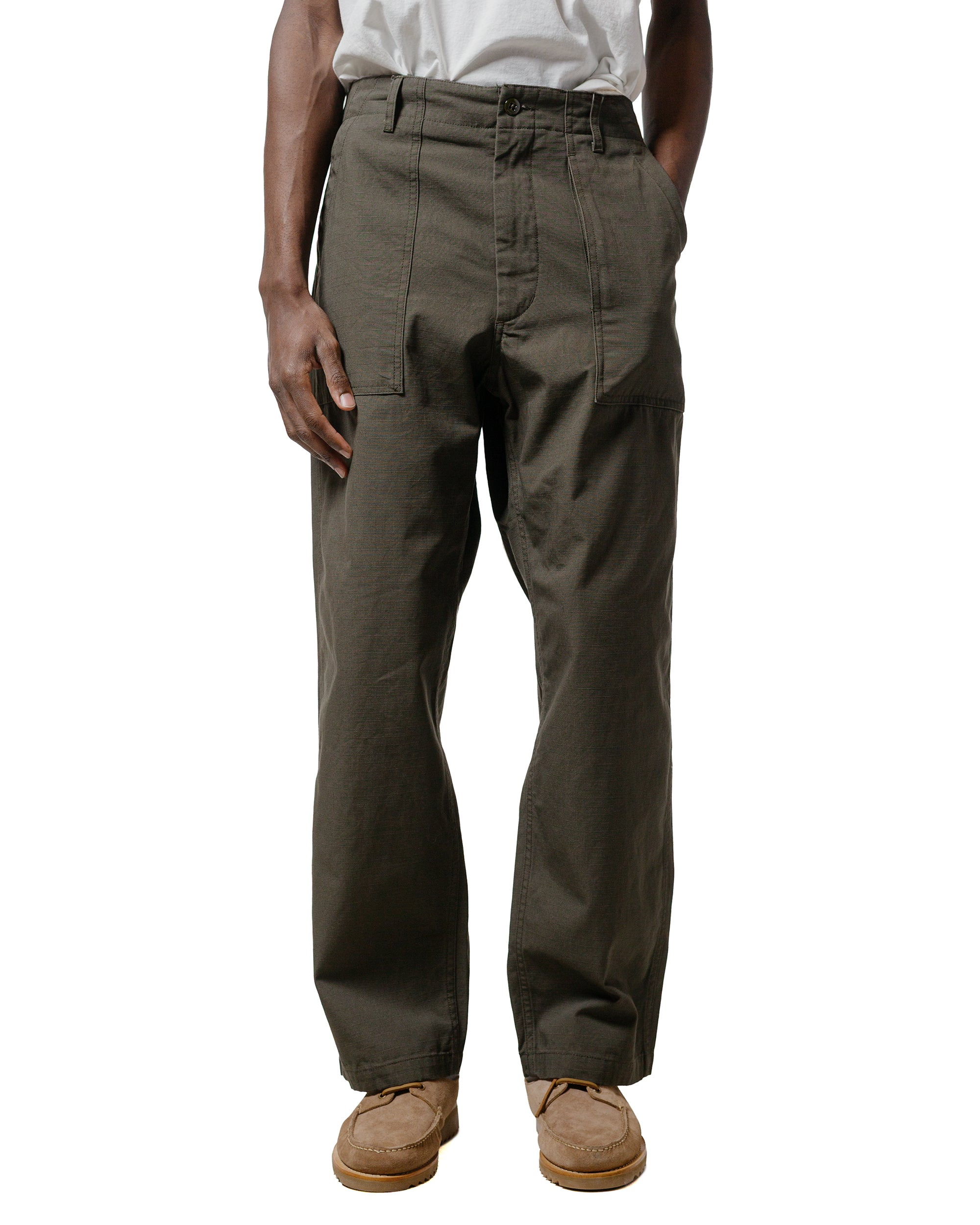 Fatigue Pant Olive Heavyweight Cotton Ripstop - 2