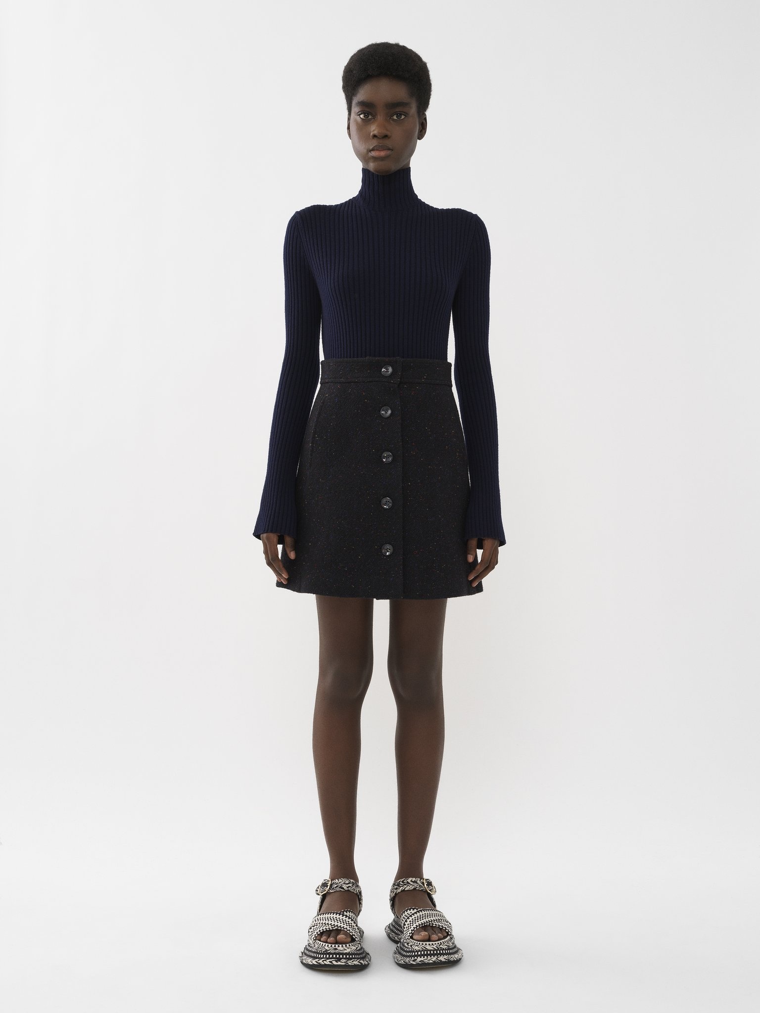 A-LINE MINI SKIRT - 3
