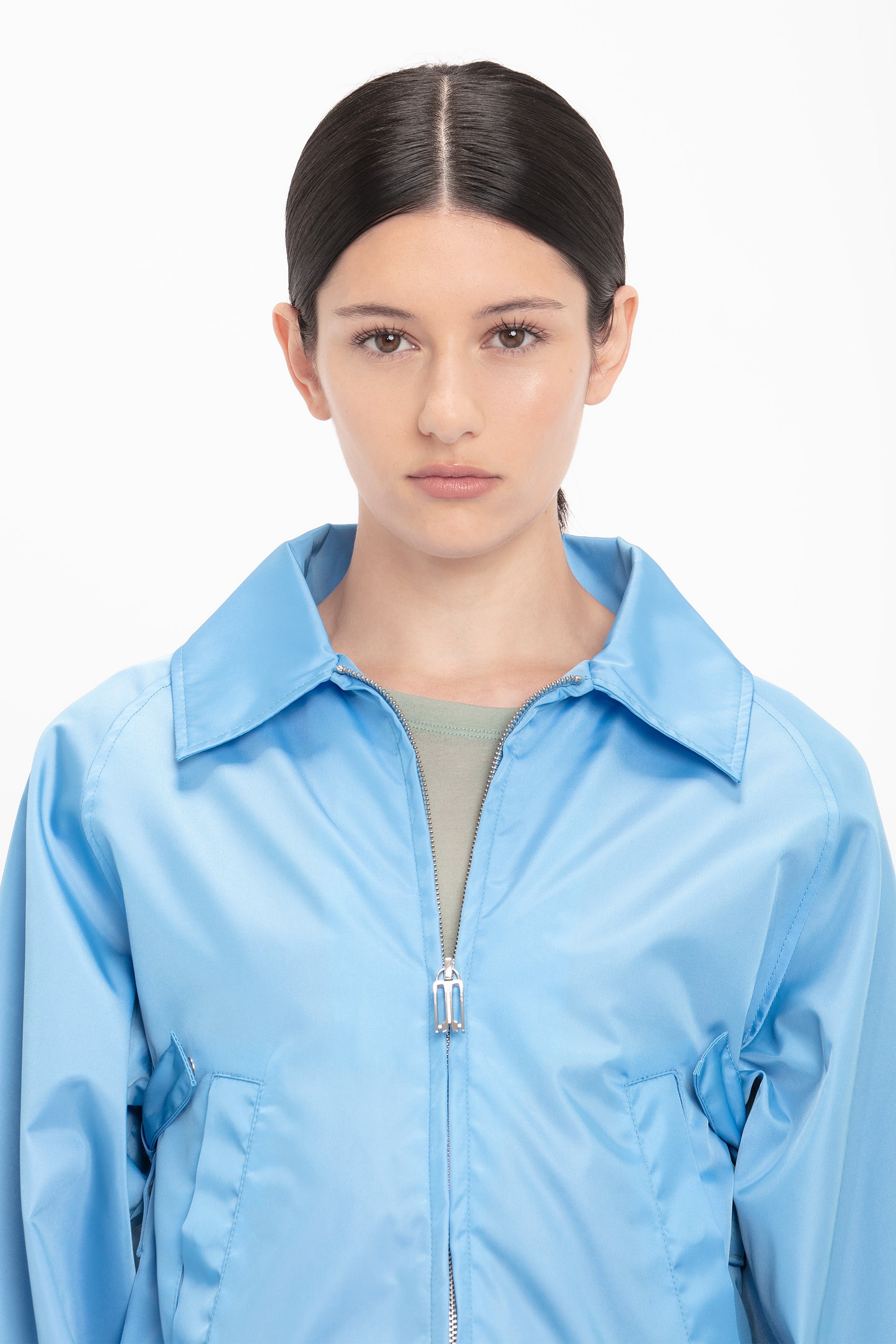 Harrington Bomber Jacket In Regatta Blue - 6