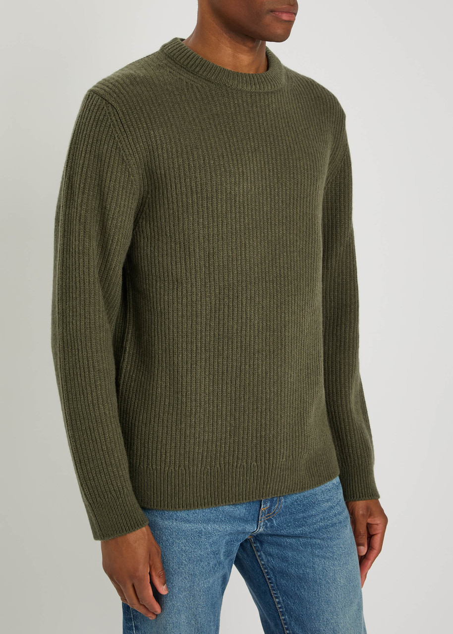 Nudie Jeans August Ribbed-knit Wool Sweatshirt - 2