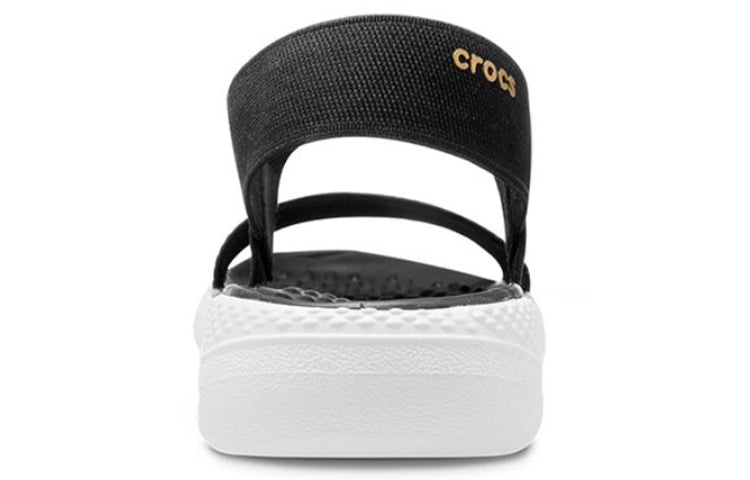 (WMNS) Crocs LiteRide Fashion Black Sandals 205106-066 - 3