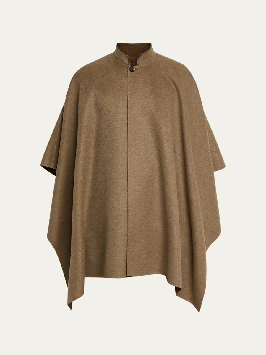 Men's Spagna Water-Repellent Cashmere Cape - 1