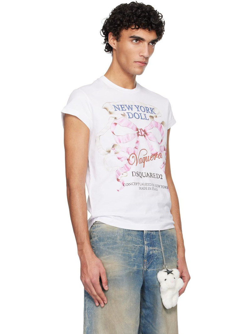 White Vaquera Edition Cup Sleeves T-shirt 2