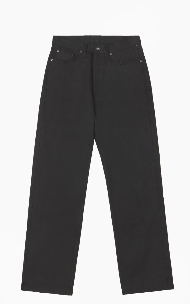3SIXTEEN RS-220X RELAXED STRAIGHT SELVEDGE DOUBLE BLACK 14.5OZ - 1