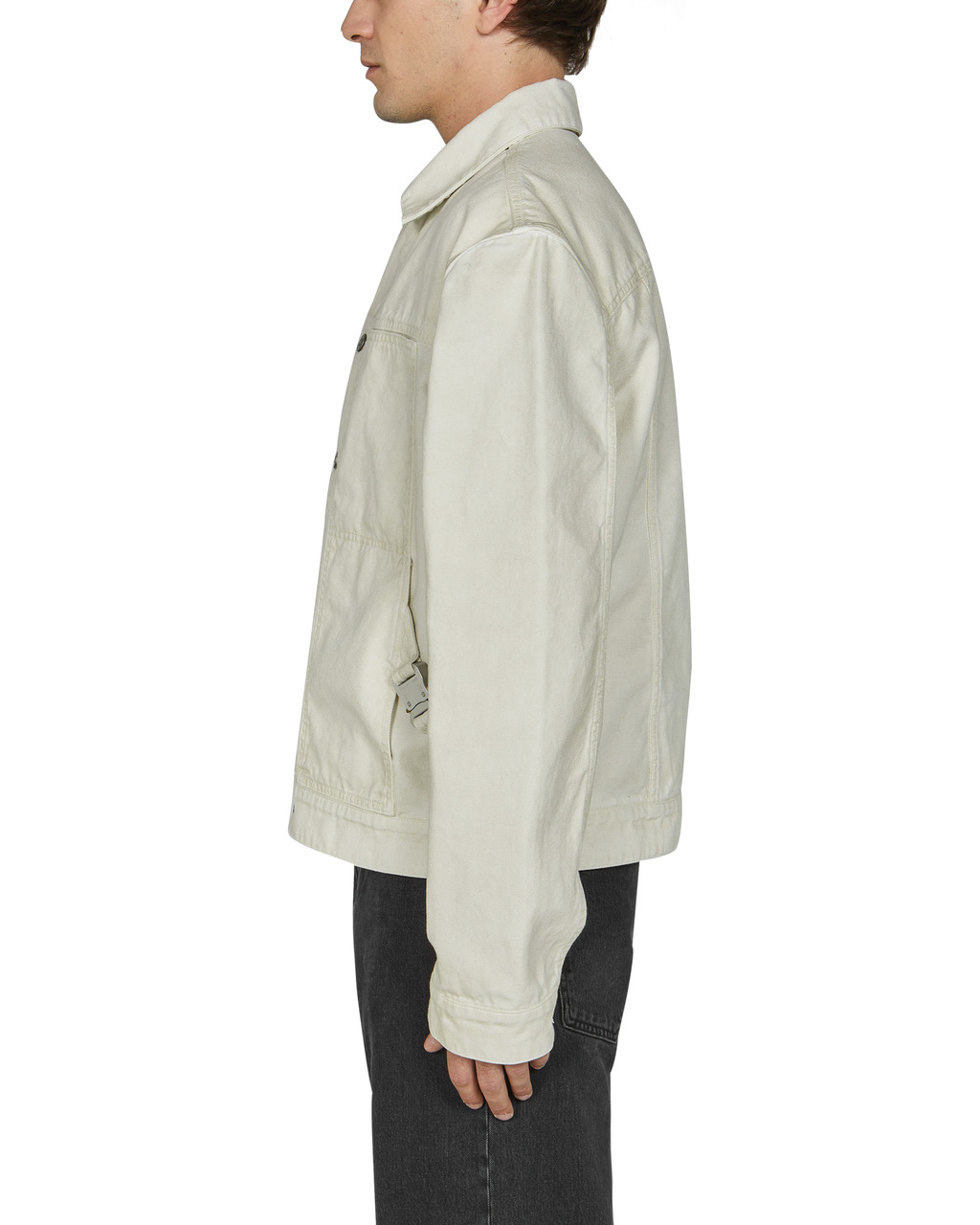 BUCKLE CANVAS JACKET - 4