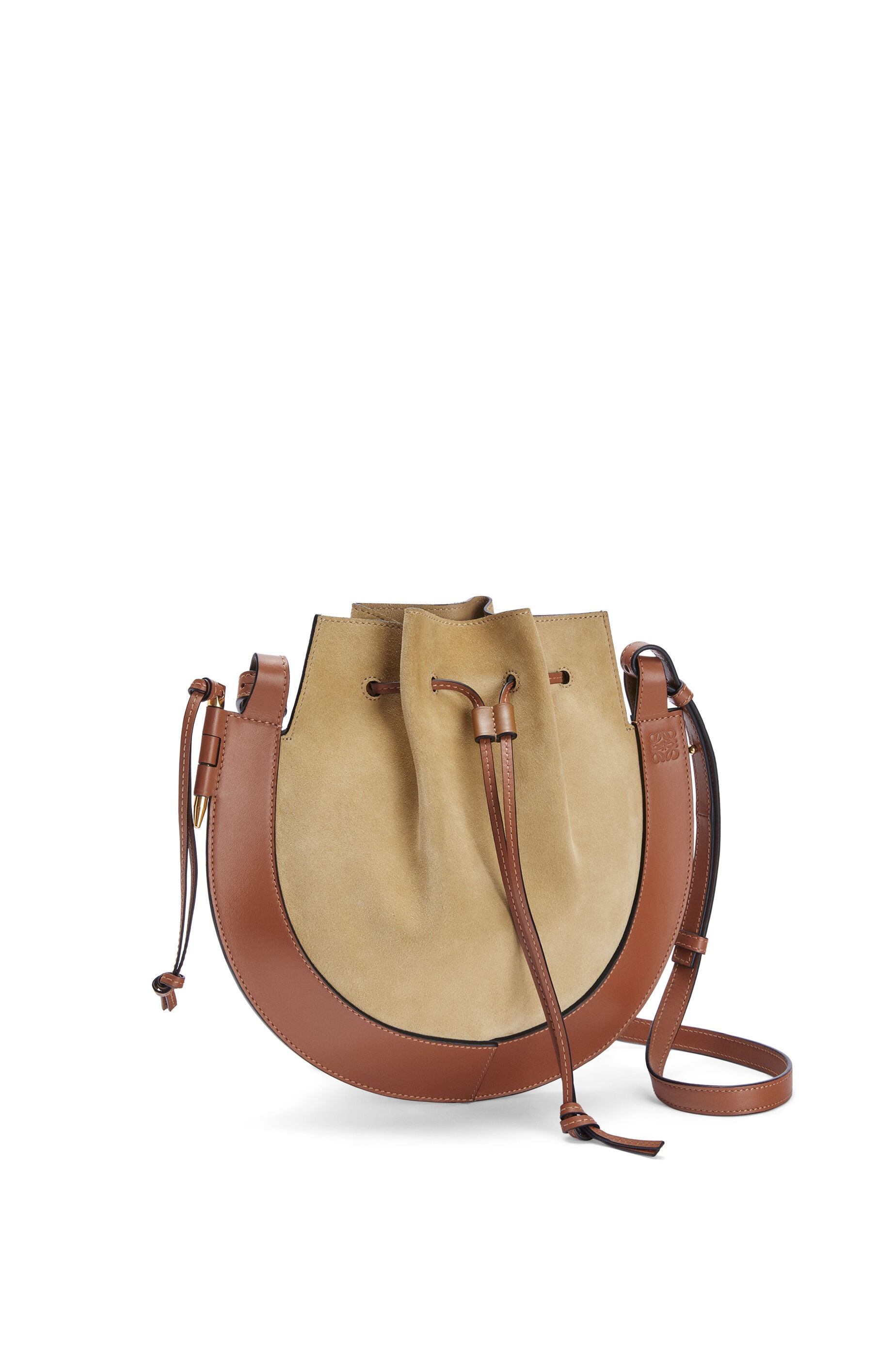 Horseshoe bag in suede and calfskin - 2