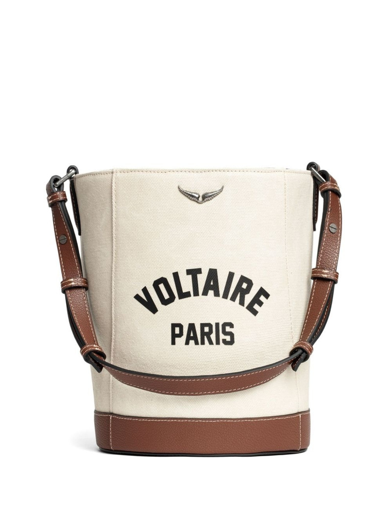 logo-print bucket bag 1