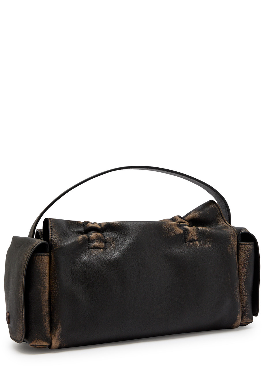 Acne Studios Multipocket Faded Grained-leather top Handle bag - 2