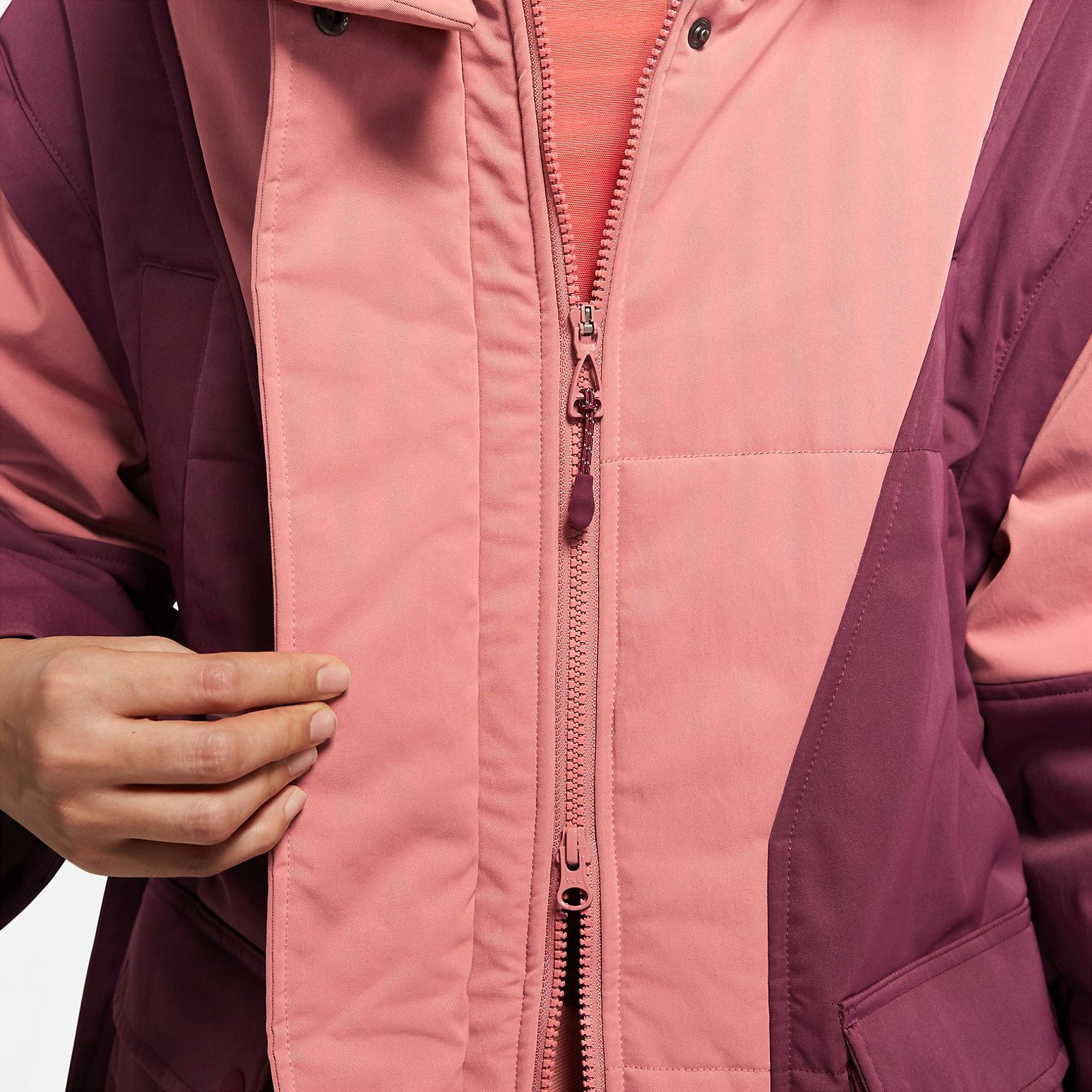 (WMNS) Air Jordan 23 Engineered Parka Oversized Fit 'Pink' DQ9805-689 - 2