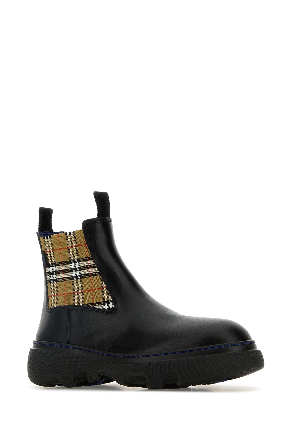 Black leather ankle boots - 2