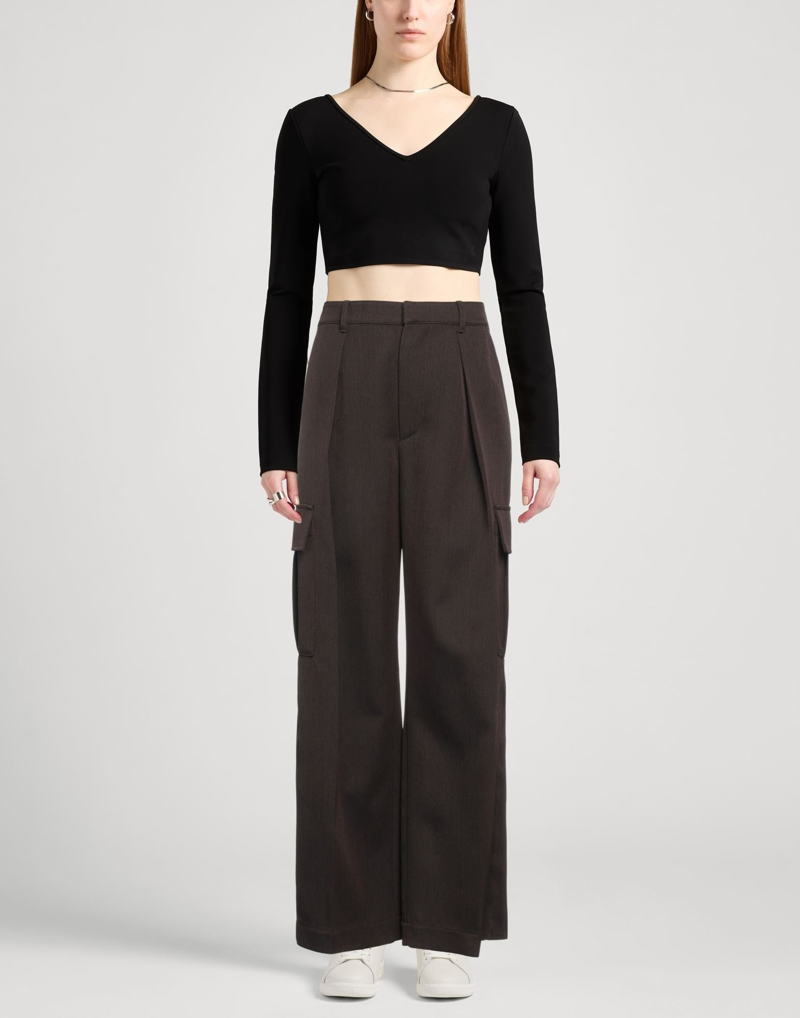 Dark brown Women's Casual Pants - 2