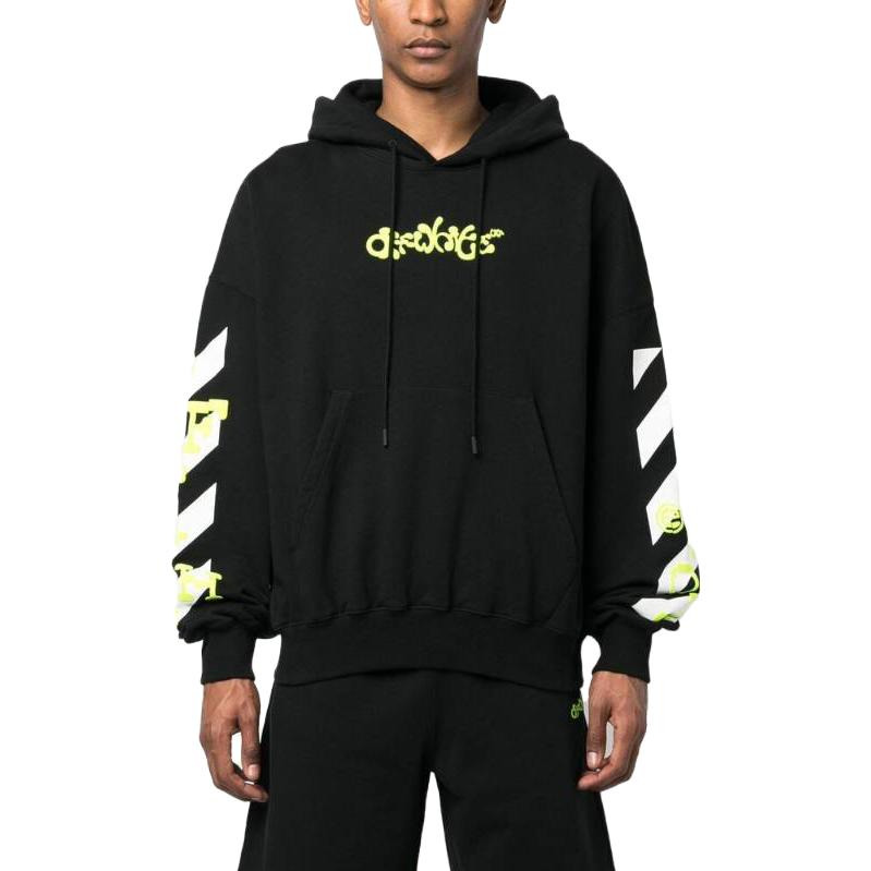 Off-White Diag Arrows-Logo Hoodie OMBB110S23FLE0021050 - 2