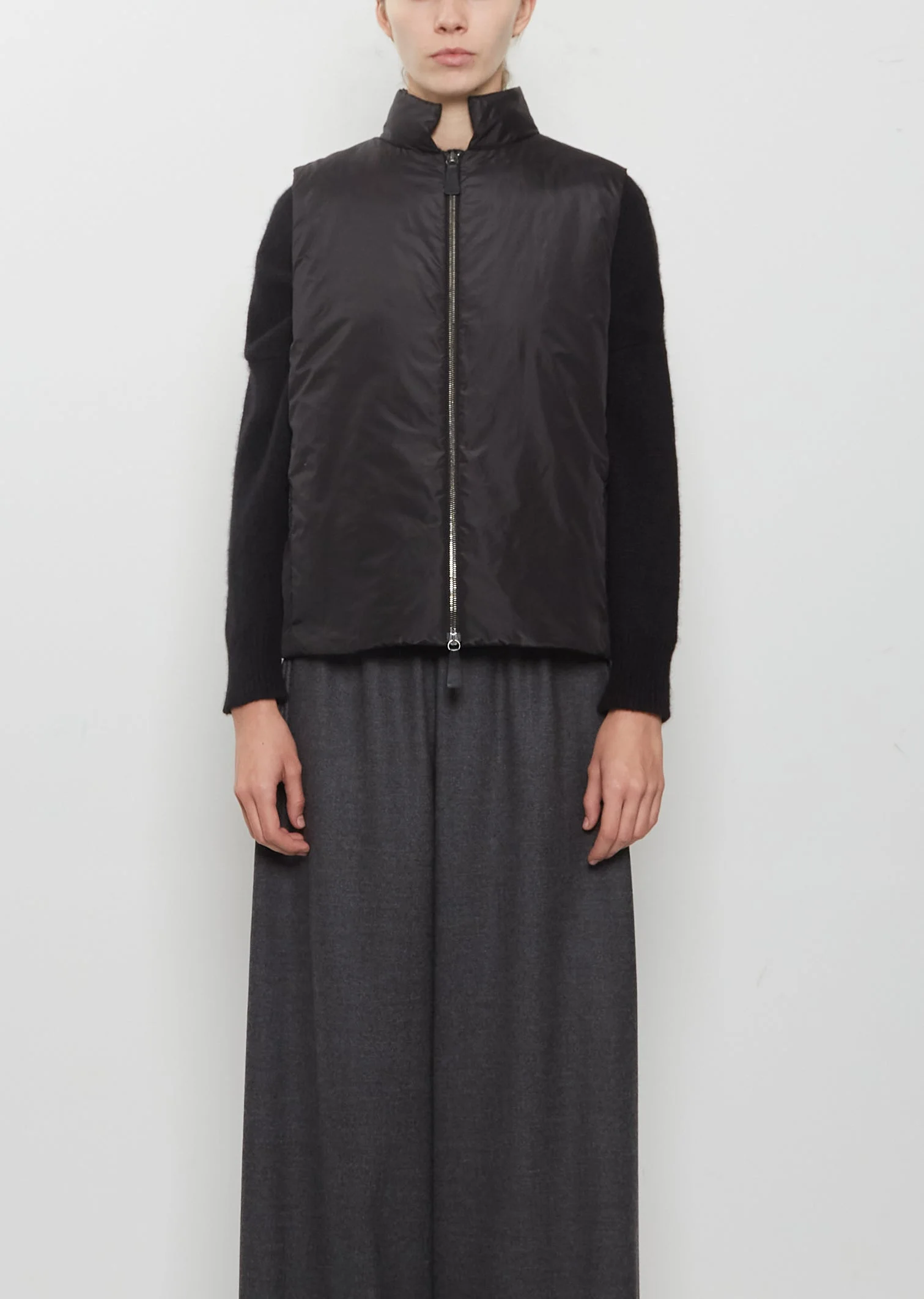 Silk Taffeta Gilet - 1