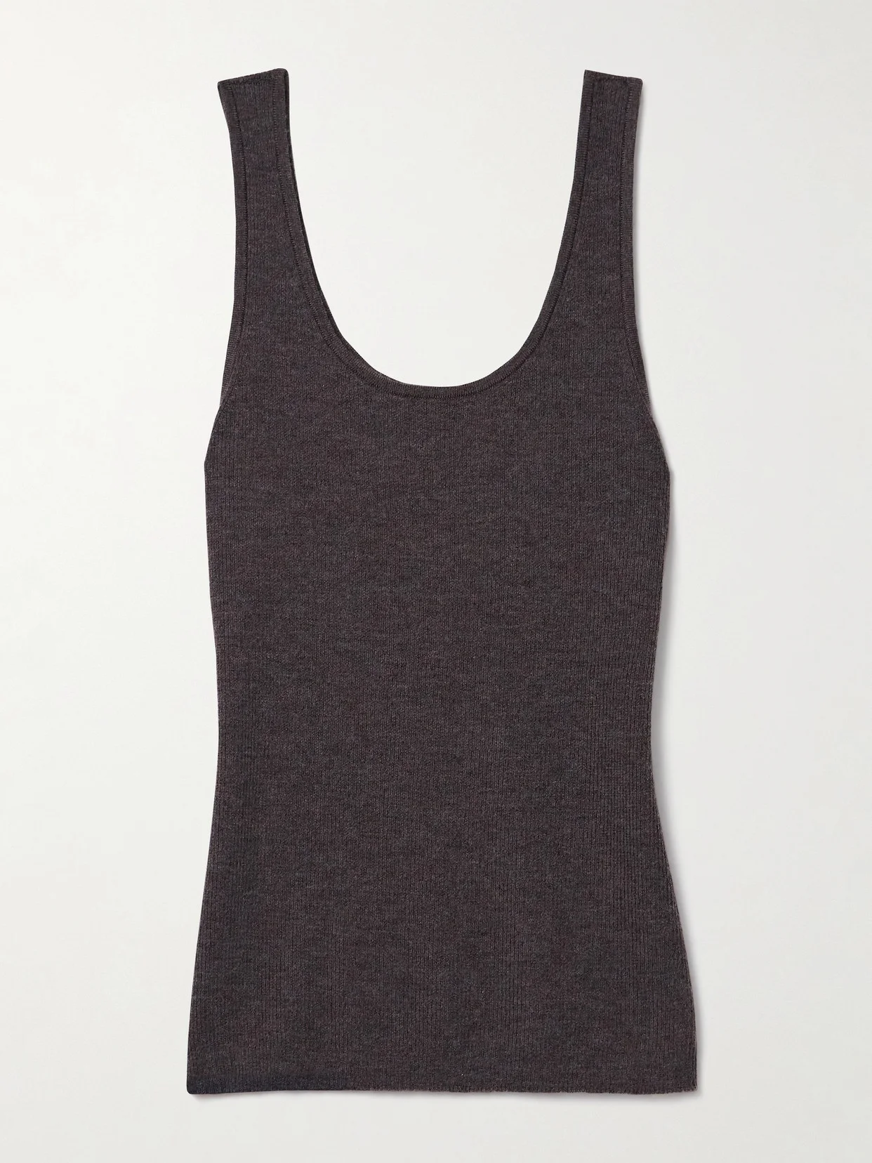Ribbed Cashmere Tank - 1