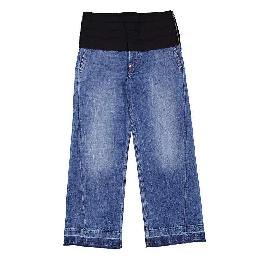 Stella McCartney Tuxedo-Inspired Denim Jeans - 4