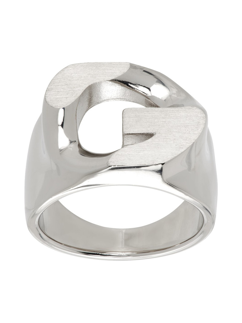 Silver G Chain Ring 1
