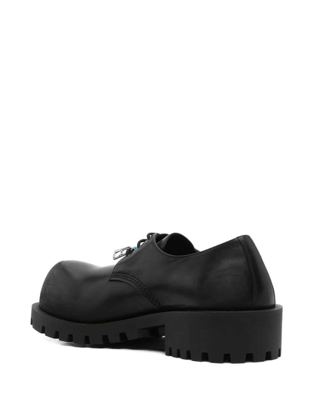 lace-up chunky oxford shoes - 3