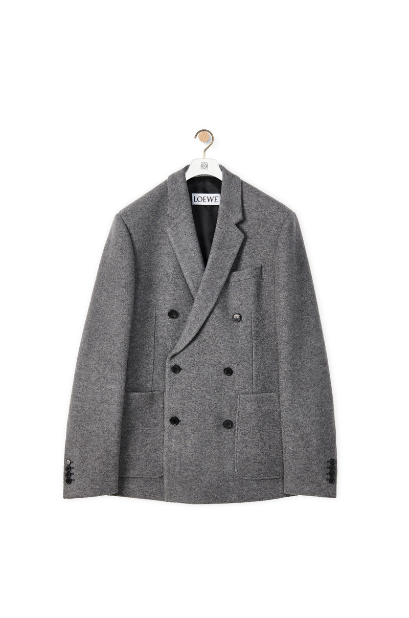 Double breasted jacket in wool 1
